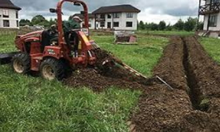 Копка траншей для водопровода в Алексеевке: цена за метр от 950 руб.