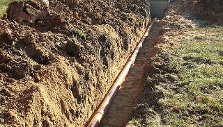 Копка траншей для водопровода в Алексеевке: цена за метр от 950 руб.